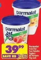 Shoprite Parmalat - fruit/fat free fabulite free fabulite yoghurt offer