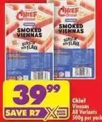 Shoprite Smoked viennas offer