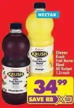 Shoprite Clover - fruit nectar blend offer