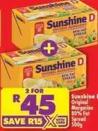 Shoprite Original margarine offer