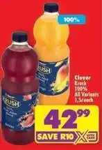 Shoprite Krush - 100% fruit juice blend offer