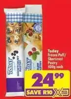 Shoprite Today - frozen puff/shortcrust pastry offer