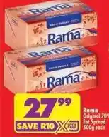 Shoprite Rama - original 70% fat spread 500g offer