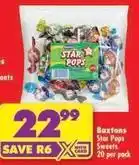 Shoprite Star pops sweets offer