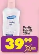 Shoprite Purity - baby oil offer