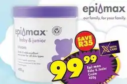 Shoprite Baby & junior cream offer