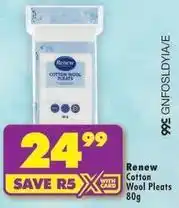 Shoprite Renew - cotton wool pleats offer