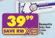 Shoprite Baby bum crème offer