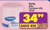 Shoprite Purity - baby petroleum jelly offer
