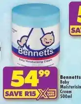 Shoprite Baby moisturising cream 500ml offer