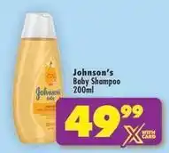 Shoprite Johnson's - baby shampoo offer