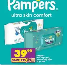 Shoprite Pampers - ultra skin comfort offer