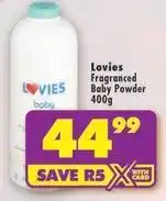 Shoprite Lovies - fraganced baby powder offer