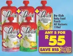 Shoprite Apple - baby food pouch offer
