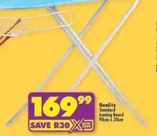 Shoprite Standard ironing board offer