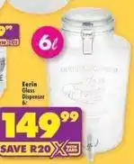 Shoprite Eerin glass dispenser offer
