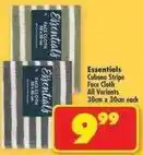 Shoprite Essentials - face cloth offer