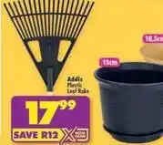 Shoprite Addis - plastic leaf rake offer