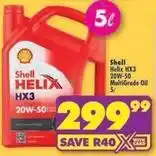 Shoprite Shell - helix hx3 20w-50 multigrade oil offer