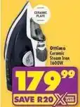 Shoprite Ottimo - ceramic steam iron 1600w offer