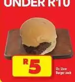 Shoprite Ox liver burger offer
