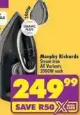 Shoprite Steam iron offer