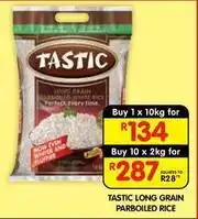 Shoprite Tastic - long grain parboiled white rice offer