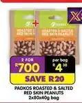 Shoprite Padkos roasted & salted red skin peanuts offer