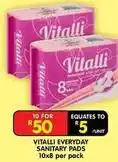 Shoprite Everyday - sanitary pads offer
