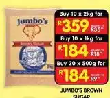 Shoprite Jumbo - brown sugar offer