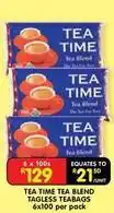 Shoprite Tea time tea blend tagless teabags offer