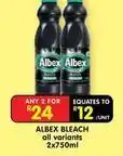 Shoprite Albex - bleach offer