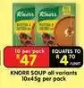 Shoprite Knorr - soup offer