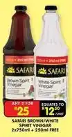 Shoprite Brown/white spirit vinegar offer
