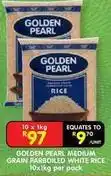 Shoprite Golden pearl - golden pearl medium grain parboiled white rice offer