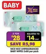 Shoprite Baby wipes offer