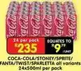 Shoprite Coca cola - coca-cola/stoney/sprite/fanta/twist/sparletta offer