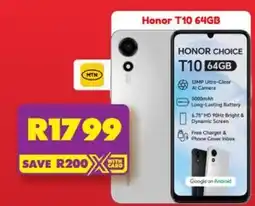 Shoprite Honor - t10 64gb offer