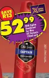 Shoprite Old spice - deodorant for men offer