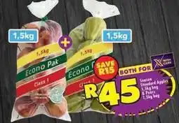 Shoprite Econo - apples & pears offer