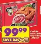 Shoprite Chef - frozen chicken fingers offer