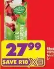 Shoprite Rhodes - apple & cranberry juice offer
