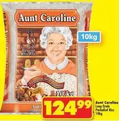 Shoprite Aunt caroline - long grain parboiled white rice offer