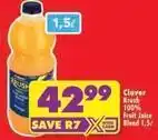 Shoprite Clover - 100% fruit juice blend offer