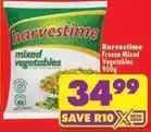 Shoprite Harvestime - frozen mixed vegetables offer