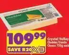 Shoprite Crystal valley - cheddar/gouda cheese offer