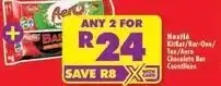 Shoprite Nestlé - kitkat/bar-one/tex/aero chocolate bar countlines offer