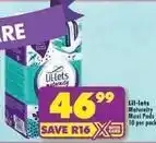 Shoprite Lil-lets - maternity maxi pads offer