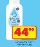 Shoprite Johnson's - baby powder offer