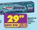 Shoprite Aquafresh - advance toothpaste offer